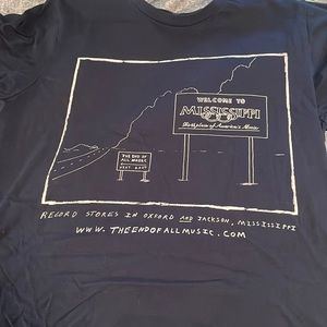 Mississippi Record Store T-shirt navy XL